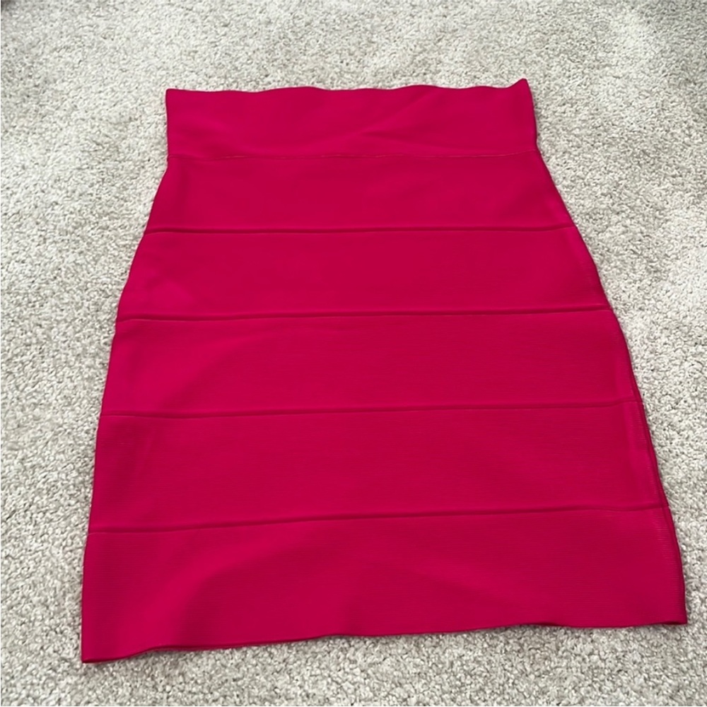 BCBG bondage skirt